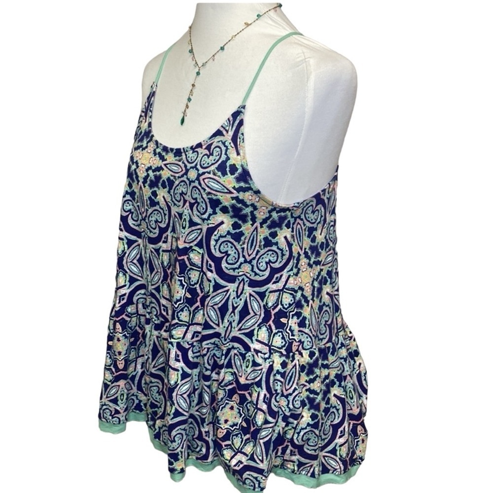 Anthropologie Meadow Rue Ruffled Hem Blouse - Picture 4 of 7
